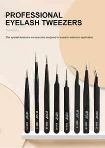 <span class=keywords><strong>Pince</strong></span> <span class=keywords><strong>à</strong></span> épiler professionnelle VETUS pour sourcils, grande précision, pour poils du visage, poils incarnés, élimination des éclats, points noirs et tiques - Product Image 3