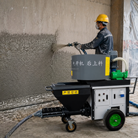 Machine à projeter du mortier électrique, pompe à projeter de la plâtre pour la construction