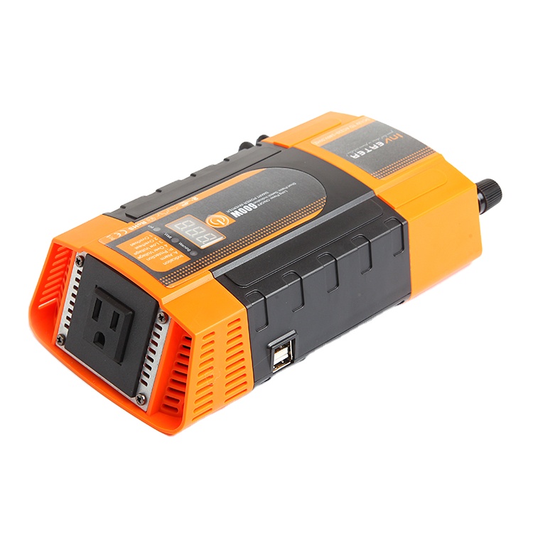 600W Intelligent Smart 12V DC To 220V AC Power Inverter