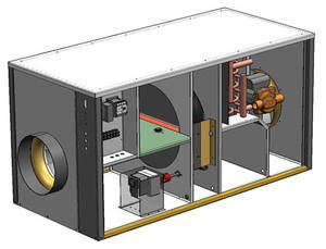 Özelleştirilmiş kurutucu Rotor nem alma cihazı 3000m 3/H Softgel kapsül için kurutma - Product Image 2