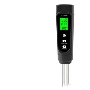 เครื่องวัดค่าความชื้นในดินแบบดิจิตอล S-1000 กันน้ำ 3 in 1 เครื่องวัดค่าการนำไฟฟ้าในดิน (EC) - Product Image 1