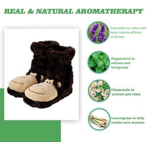 Thérapie de rééducation, sac de blé <span class=keywords><strong>micro</strong></span>-<span class=keywords><strong>ondes</strong></span> de haute qualité, pantoufles chauffantes pour les pieds - Product Image 6