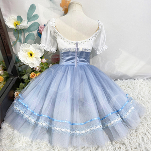 R0597 Costume de danse Coppelia Stege de haute qualité pour adultes et enfants, bleu clair, tenue de fête, tutu professionnel pour spectacle de ballet - Product Image 5