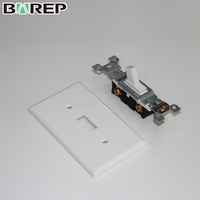 Listé UL américain, sûr 120V 20A unipolaire applique murale électrique interrupteurs à bascule Gang avec bon prix