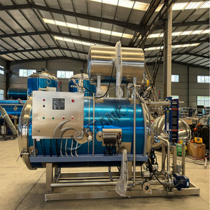 <span class=keywords><strong>Autoclave</strong></span> industriel de stérilisation en conserve de thon de poisson en conserve Stérilisateur de cornue en cascade d'eau de viande en conserve - Product Image 1