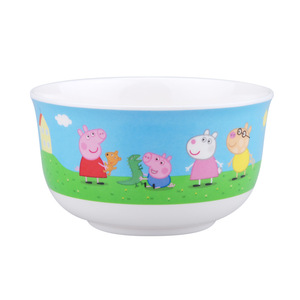 Wuhe Childrens Bowl Cartoon Pattern Round Anti Scalding Baby Food Bowl Household Kids Tableware 0 12 Months - Product Image 5