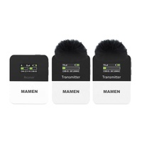 Microphone cravate omnidirectionnel sans fil avec antenne intégrée, suppression du bruit, connexion 3,5 mm pour utilisation en conférence