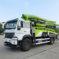 Camion pompe à béton haute pression ZLJ5330THBJE 49X-6RZ pour les grands chantiers et le coulage de fondations