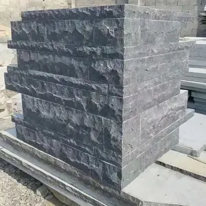 Nuovo Design naturale pietra calcarea Bluestone decorazione giardino esterno parete paesaggistica pietra Made In cina