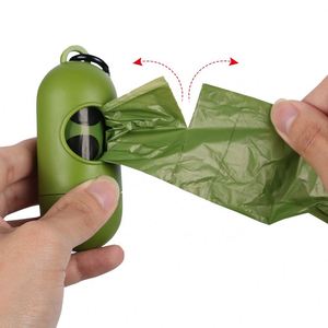 Bolsas Biodegradables para Perros, Dispensador de Bolsas para Excrementos de Perro, Bolsas para Caca, Desechos Orgánicos, Plástico Epi, 25 Galones, Verde HJ - Product Image 4