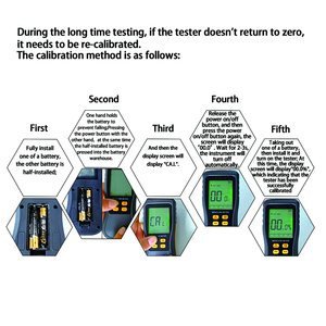 Probador de humedad sin pines HY16C, pantalla a Color de paneles de yeso, función de alarma, detector de humedad de pintura de hormigón de leña, OEM personalizado - Product Image 6