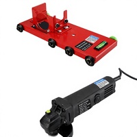 Module de guidage pour meuleuse d'angle type 100, ensemble de rouleaux de coupe pour rail de meuleuse d'angle