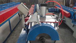 פיליפינז עיצוב חדש מותאם אישית דלת מגולוון דלת קר גליל להרכיב מכונת מחיר נמוך אריח פלדה ביצוע מכונות - Product Image 5