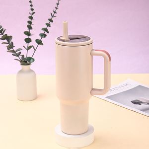 40oz Travel H5.0 Handle <b>Car</b> <b>Mug</b> Vacuum Stainless Tumbler Lid Straw Non-Slip ODM OEM Custom - Product Image 2