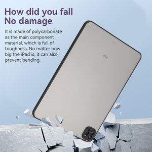 Ốp Máy Tính Bảng Cảm Giác Da Ốp Lưng <span class=keywords><strong>Pc</strong></span> Khung <span class=keywords><strong>Tpu</strong></span> Trong Suốt Mờ Vỏ Bảo Vệ Cứng Cho Ipad Pro Ipad Mini 4 5 6 Air - Product Image 3