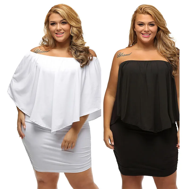 Plus size women dress for fat woman