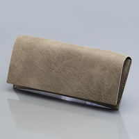 Étui de rangement semi-rigide en cuir PU pour lunettes de soleil et accessoires de mode, personnalisé, de marque XIYU