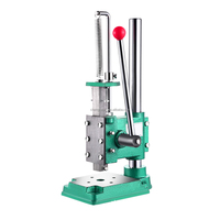 Prensa manual de cuero para cuadrados, perforadora de agujeros para coser cuero, máquina perforadora industrial de sobremesa, ¡oferta especial!