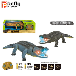 Jouet animal radiocommandé en plastique crocodile avec lumière et son - Product Image 3