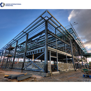 Edificio de Acero Prefabricado de Múltiples Pisos, Estructura de Acero Moderna y Elegante para la sede corporativa - Product Image 4