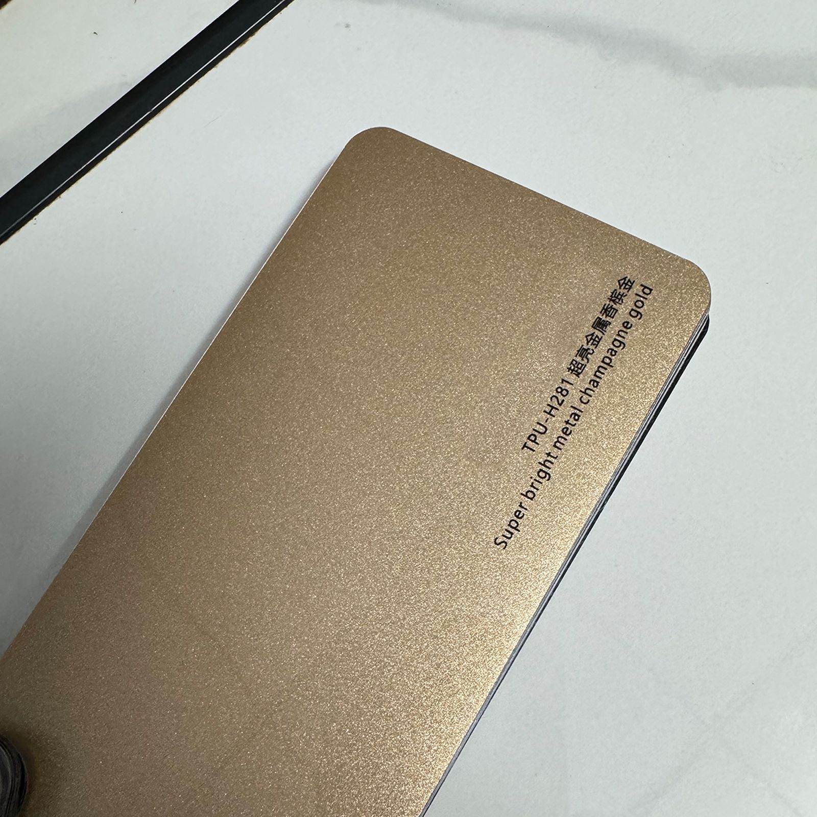 TPU - Or champagne métallisé ultra-brillant