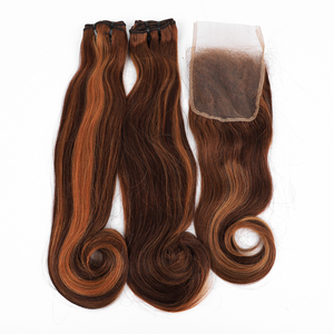Paquetes de Cabello Rizado Funmi Doble Dn de Grado 12A al por Mayor, Cabello Peruano Virgen Remy con Cierres, Ondas y Colores Personalizables - Product Image 4