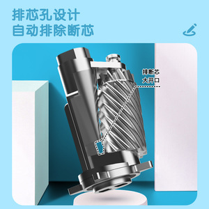 Deli Vertical Pencil Sharpener VB102 Manual Alloy Blade For Student Stationery Wholesale 100 Pencils Capacity - Product Image 5