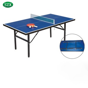 Mesa de ping pong, MDF Mini 12 mm, Pop up, Entretenimiento deportivo en interiores-SZX - Product Image 1