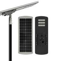 Lampadaire solaire à détection de mouvement SMD équivalent 200W, corps en alliage d'aluminium, certifié IP66 ROHS, garantie 5 ans, utilisation extérieure sur route, OEM/ODM