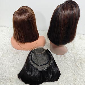 Promoción: Peluca Bob de Encaje HD 5x5 sin Pegamento, Lacia, 10 Pulgadas, 12A, 300 Gramos, Cabello Humano Virgen Natural, 300% de Densidad - Product Image 3