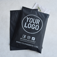 Sacs d'emballage personnalisés en gros avec logo imprimé, auto-scellants, pour vêtements, sacs en plastique transparents à fermeture éclair, sacs givrés pour vêtements