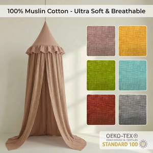 Dôme pour bébé 100% coton, écologique, couleur personnalisable, tente, décoration de chambre d'<span class=keywords><strong>enfant</strong></span> nordique, moustiquaire de fenêtre, baldaquin de lit - Product Image 5