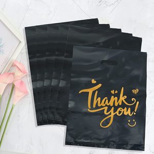 Sac de remerciement en <span class=keywords><strong>plastique</strong></span> <span class=keywords><strong>LDPE</strong></span> recyclable découpé à la forme, imperméable, avec logos, pour le commerce de détail, les vêtements et les chaussures - Product Image 4