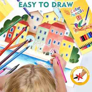 Juego de Lápices de Colores Promocionales para Dibujo, Regalo de Papelería con Logotipo Personalizado - Product Image 5