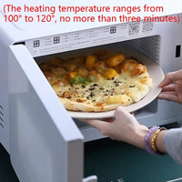 Plaques peu profondes chauffables au micro-ondes de 10 pouces, assiettes à pâtes réutilisables Plaques à steak plates