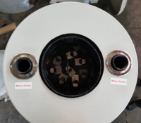 Chaudière à eau chaude verticale à combustion d'huile usagée pour propriétés personnelles et entreprises