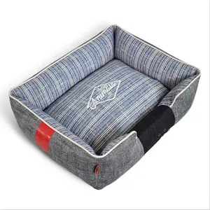 Lavável algodão Pet Acessórios Cama para Dog Cat Bed Mat Indoor Outdoor