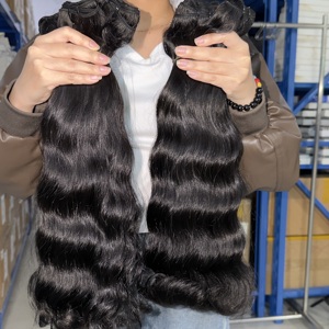 Paquete de Cabello Humano Natural Ondulado Virgen 613, Rizado Indio, Doble Trama a Máquina, Apto para Decoloración - Product Image 2