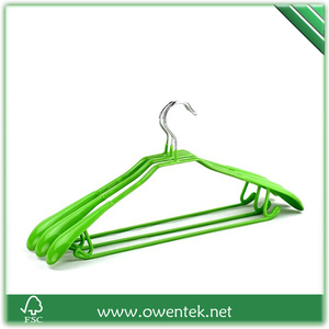 <span class=keywords><strong>Cintre</strong></span> en métal épais <span class=keywords><strong>pratique</strong></span> pas cher en gros <span class=keywords><strong>cintre</strong></span> en fil enduit de PVC - Product Image 2