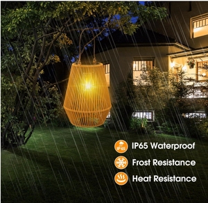 <span class=keywords><strong>Lanterne</strong></span> Solari Impermeabili da <span class=keywords><strong>Esterno</strong></span> Lampade Solari Sospese per Decorazione di Giardini e Vialetti Vigilia di Natale Giorno di Natale - Product Image 3