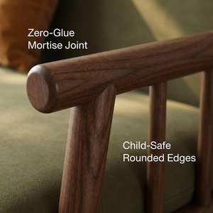Divano Sezionale Moderno a Tre Posti in <span class=keywords><strong>Legno</strong></span> <span class=keywords><strong>Massello</strong></span> Nordico Personalizzabile, Ecologico, per Appartamenti Compatti, Hotel e Soggiorni - Product Image 3