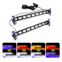 Barre lumineuse stroboscopique LED d'avertissement d'urgence 24V nouvelle condition ambre blanc clignotant pour voitures tout-terrain camions pelle tracteur