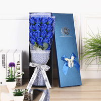 Fleur artificielle, cadeau de la Saint-Valentin, bouquet de savon en forme de rose créatif et pratique, boîte cadeau, cadeau pour la fête des mères 2026