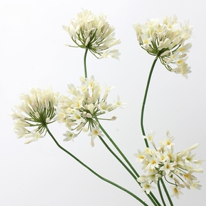 Fábrica al por mayor Artificial Agapanthus <span class=keywords><strong>Africanus</strong></span> flores de lirio de seda para Bodas de Navidad Día de San Valentín graduación Pascua - Product Image 1