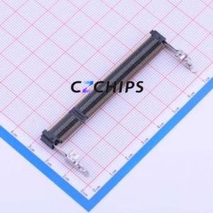 1565917-4 Memory Module Connector (DDR) SMD,P=0.6mm,Horizontal Mount Connector - Product Image 2