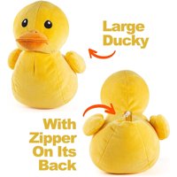 Jouet en peluche personnalisé brodé en gros, canard en peluche mignon, fabricant de jouets en peluche, promotion en gros, jouet pour enfants