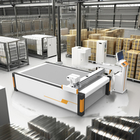Máquina de Corte de Papel Corrugado con Cuchilla Oscilante CNC para Embalaje de Cajas de Cartón