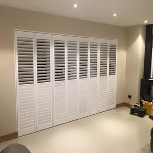 Export To Australia Bay Way Window Shutters Sliding Door Plantation Shutters PVC Window Plantation Shutters