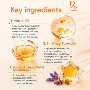 Aceite Hidratante Corporal OEM para Bebés, Mantiene la Piel Suave e Hidratada, Aceite de Masaje Suave para Niños - Product Image 6