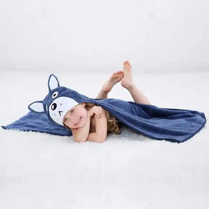 Toallas de Baño con Capucha para Bebé, 100% Algodón, Suaves, de Color Sólido, de Secado Rápido, Tejidas, al por Mayor - Product Image 1